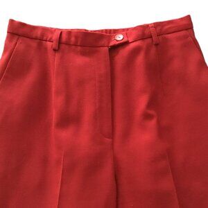 Pendleton Women’s Red Wool Slacks Size 8 Fully Lined.